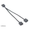 Addressable RGB LED -jakokaapeli Akasa AK-CBLD08-12BK