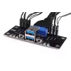 Alphacool ES etu-I/O-paneeli USB 3.0 -portilla ja kaapelisarjalla palvelinkoteloihin (25057)