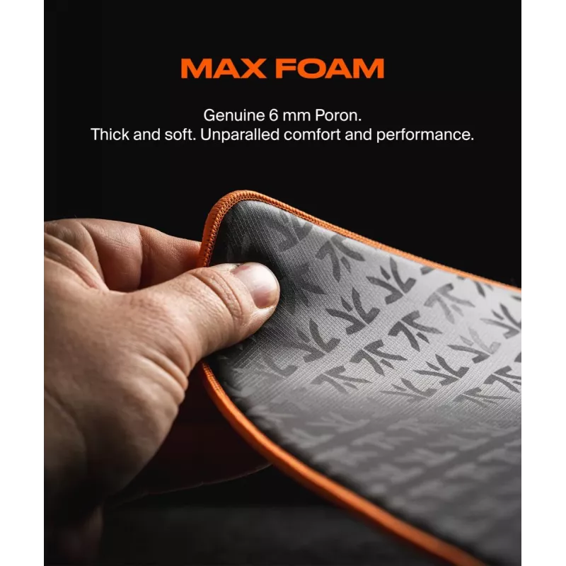 FNATIC hiirimatto - Dash V2 Max L - auringonlaskun oranssi