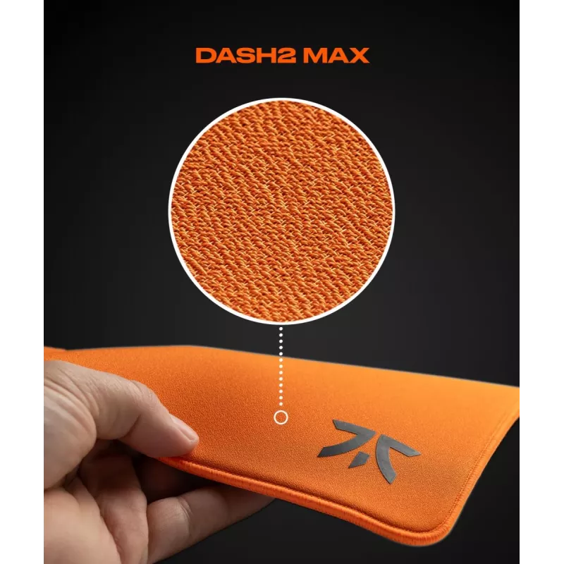 FNATIC hiirimatto - Dash V2 Max L - auringonlaskun oranssi