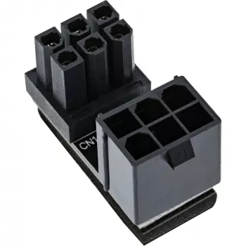 InLine virtasovitin sisäinen 180° ATX 6-pin uros naaras musta 26636E