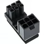 InLine virtasovitin sisäinen 180° ATX 6-pin uros naaras musta 26636E