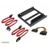 2,5 tuuman SSD- ja HDD-adapteri Akasa AK-HDA-11 SATA-kaapelilla 2,5 tuuman asemille