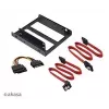 2,5 tuuman SSD- ja HDD-adapteri Akasa AK-HDA-11 SATA-kaapelilla 2,5 tuuman asemille