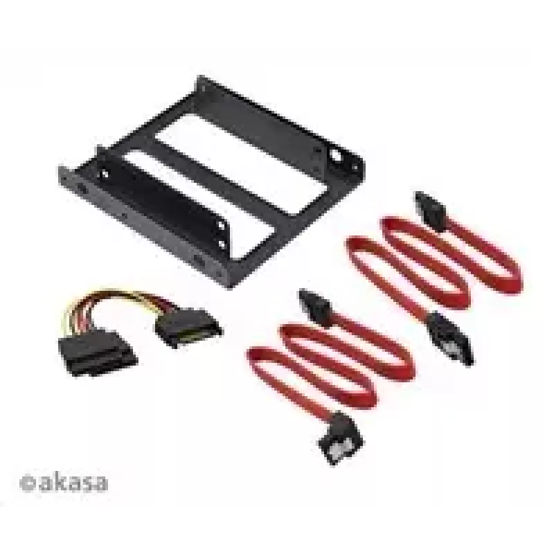 2,5 tuuman SSD- ja HDD-adapteri Akasa AK-HDA-11 SATA-kaapelilla 2,5 tuuman asemille