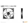 be quiet! LIGHT WINGS LX 140mm PWM -kotelotuuletin, 14 cm, musta, 1 kpl