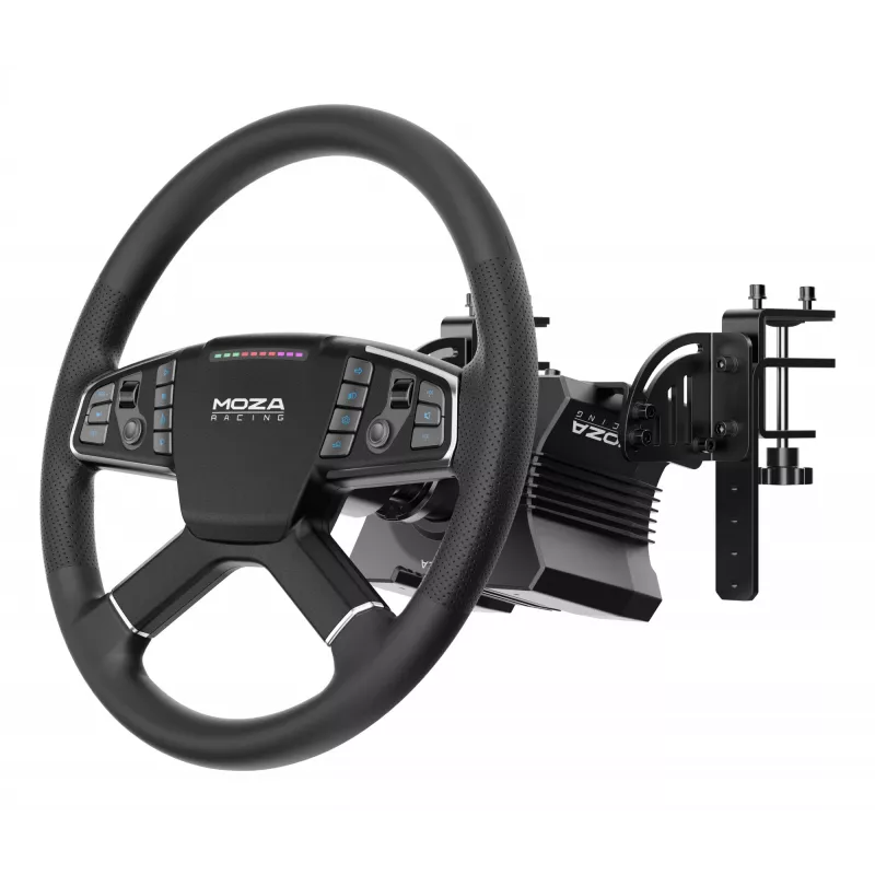 Moza Racing MOZA Trucking Bundle, ratas, musta, American Truck Simulator, Euro Truck Simulator 2, CE, 470 mm, 310 mm