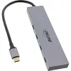 InLine USB 3.2 Gen.2 -keskitin (10 Gb/s), 4 porttia USB-C, OTG, alumiinikotelo