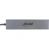 InLine USB 3.2 Gen.2 -keskitin (10 Gb/s), 4 porttia USB-C, OTG, alumiinikotelo