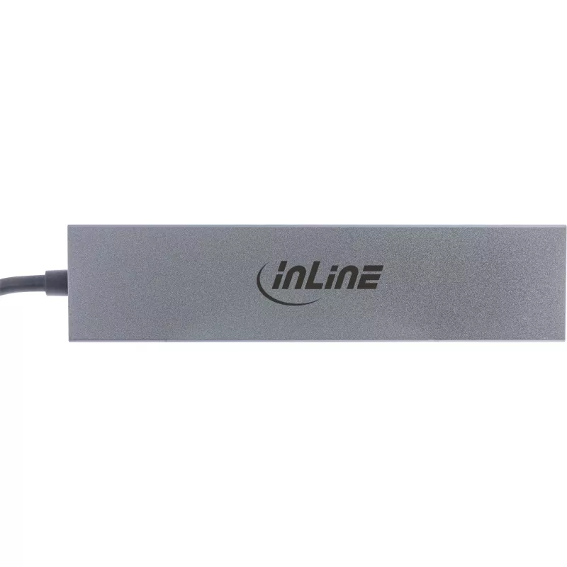 InLine USB 3.2 Gen.2 -keskitin (10 Gb/s), 4 porttia USB-C, OTG, alumiinikotelo