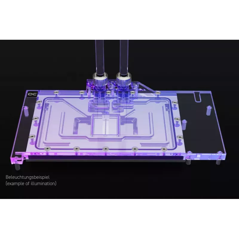 Vesiblokki + taustalevy Alphacool Eisblock Aurora akryyli alumiini kupari läpinäkyvä