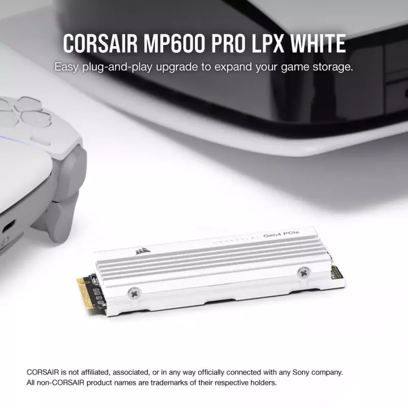 SSD-kiintolevy Corsair 2 TB M.2 PCI Express 4.0 MP600 PRO LPX