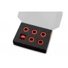 Puristusrengas EK Water Blocks alumiini punainen 6 kpl