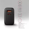 Laturi Axagon ACU-PQ45 QC 3.0 4.0 AFC FCP PPS PD 45W musta