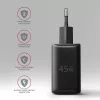 Laturi Axagon ACU-PQ45 QC 3.0 4.0 AFC FCP PPS PD 45W musta