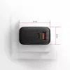 Laturi Axagon ACU-PQ45 QC 3.0 4.0 AFC FCP PPS PD 45W musta