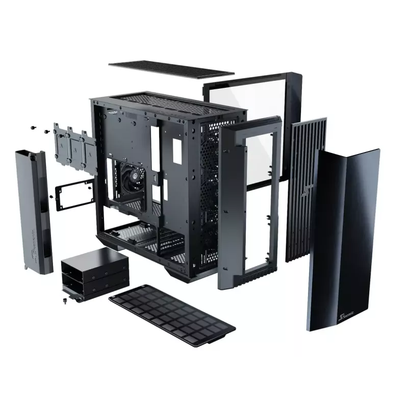 PC-kotelo Seasonic SYNCRO Q704 Midi Tower musta