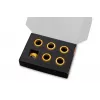 Kiristysrengas EK Water Blocks alumiini kulta 6 kpl