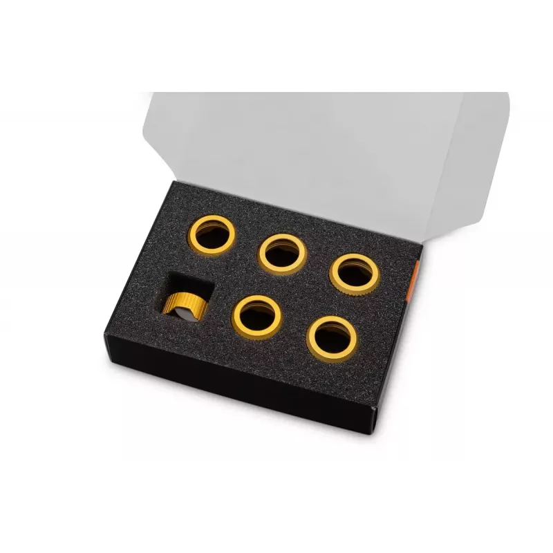 Kiristysrengas EK Water Blocks alumiini kulta 6 kpl