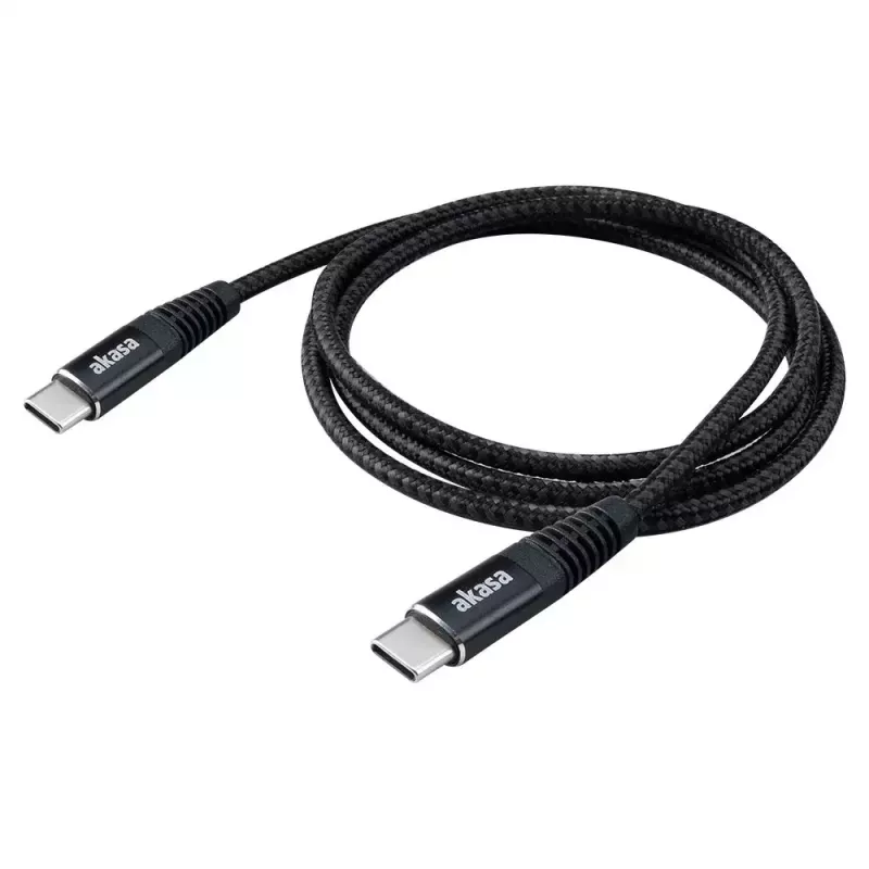 USB-kaapeli Akasa AK-CBUB54-10BK 1 m USB-C musta