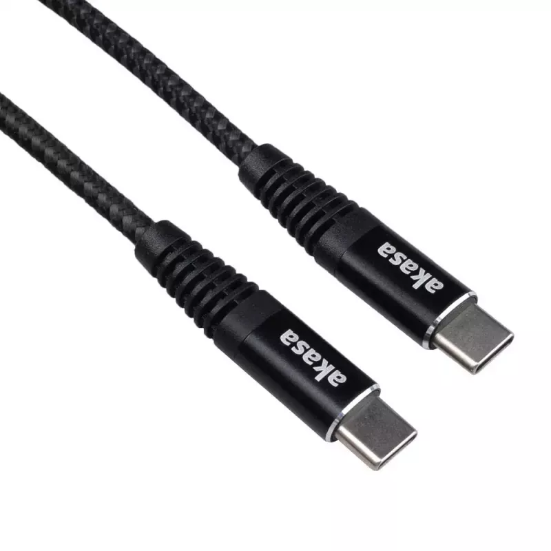 USB-kaapeli Akasa AK-CBUB54-10BK 1 m USB-C musta