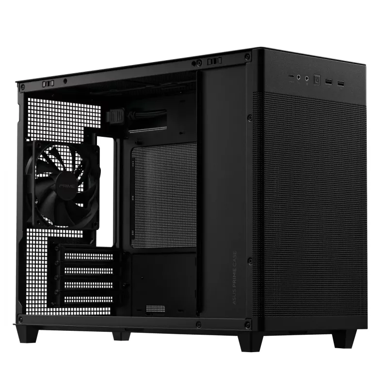 ASUS AP201 PRIME CASE TG Mini Tower musta