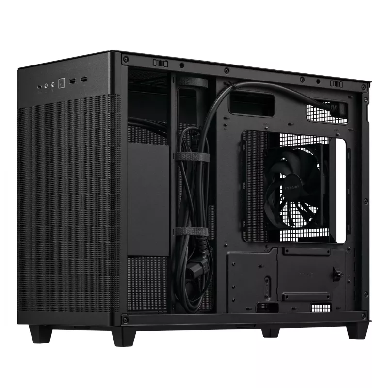 ASUS AP201 PRIME CASE TG Mini Tower musta