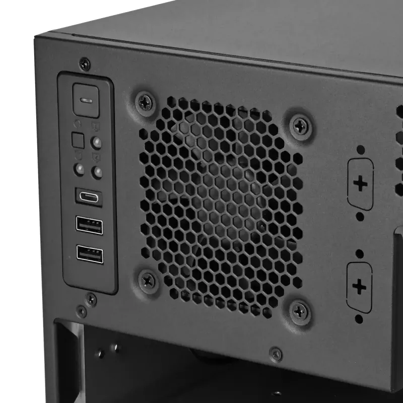 Palvelinkehikko Silverstone RM46-502-I musta ATX 1x80mm-tuuletin