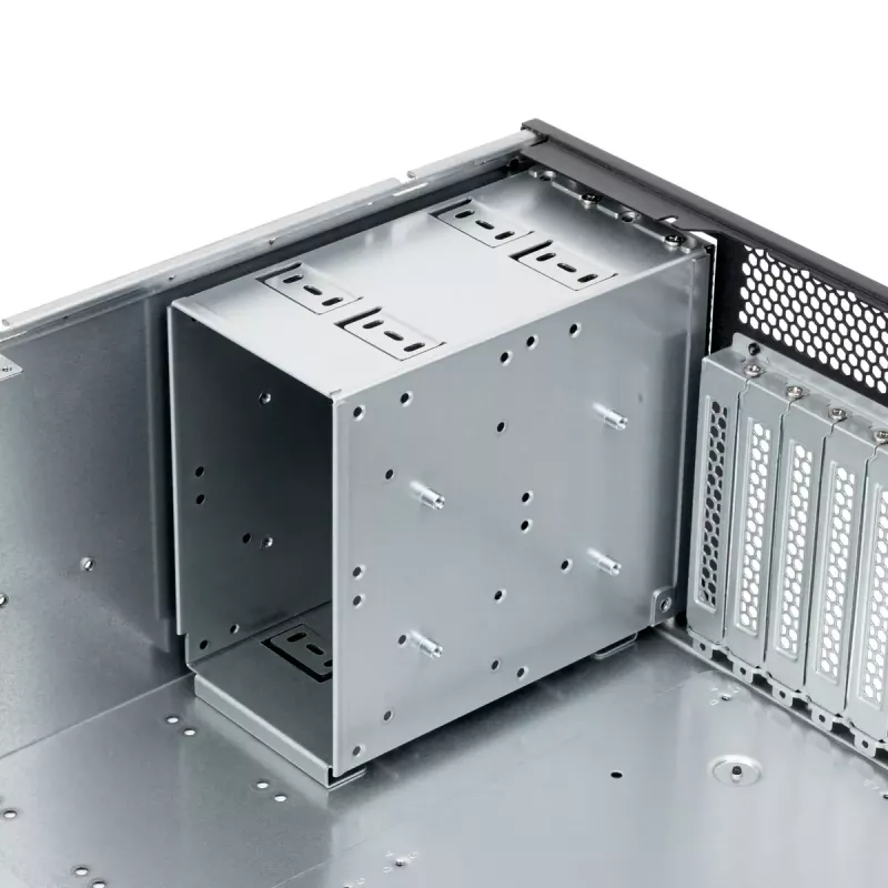 Palvelinkehikko Silverstone RM46-502-I musta ATX 1x80mm-tuuletin