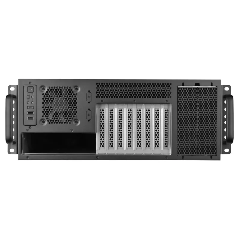 Palvelinkehikko Silverstone RM46-502-I musta ATX 1x80mm-tuuletin