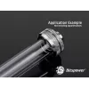 Bitspower BP-NCPLT16-L500 None Chamfer PETG-liitosputki, 16/12 mm, 50 cm, Läpinäkyvä