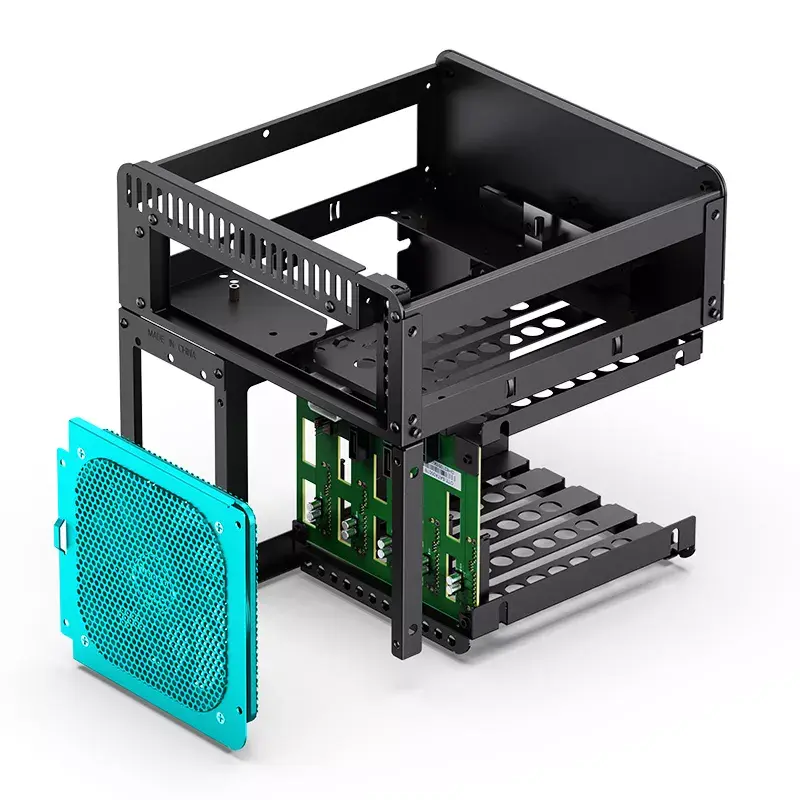 PC-kotelo Jonsbo N2 Cube musta
