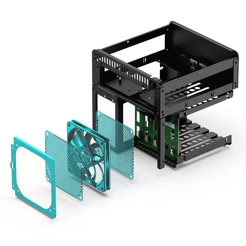 PC-kotelo Jonsbo N2 Cube musta