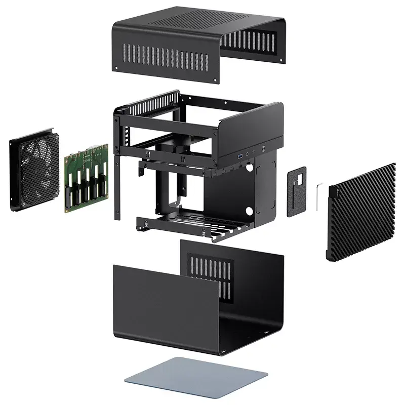 PC-kotelo Jonsbo N2 Cube musta
