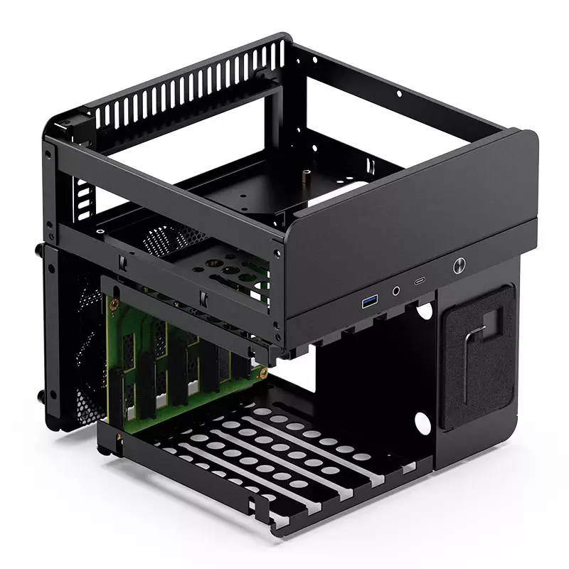 PC-kotelo Jonsbo N2 Cube musta
