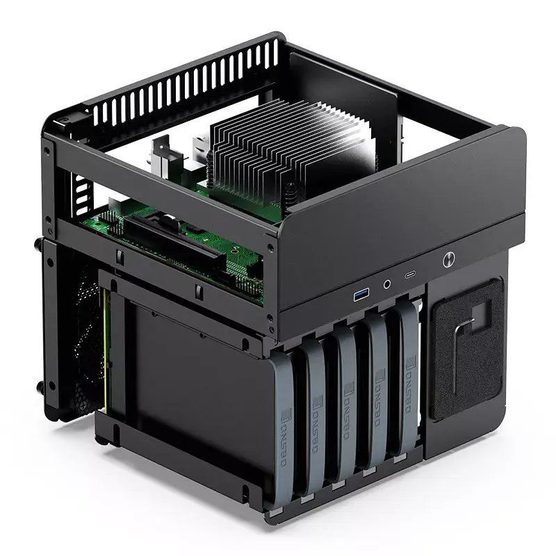 PC-kotelo Jonsbo N2 Cube musta