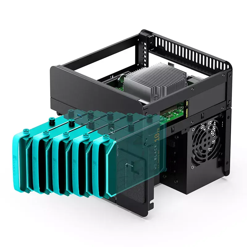 PC-kotelo Jonsbo N2 Cube musta
