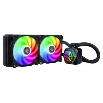 All-in-One-nestekühler Silverstone PF240-ARGB 12 cm musta