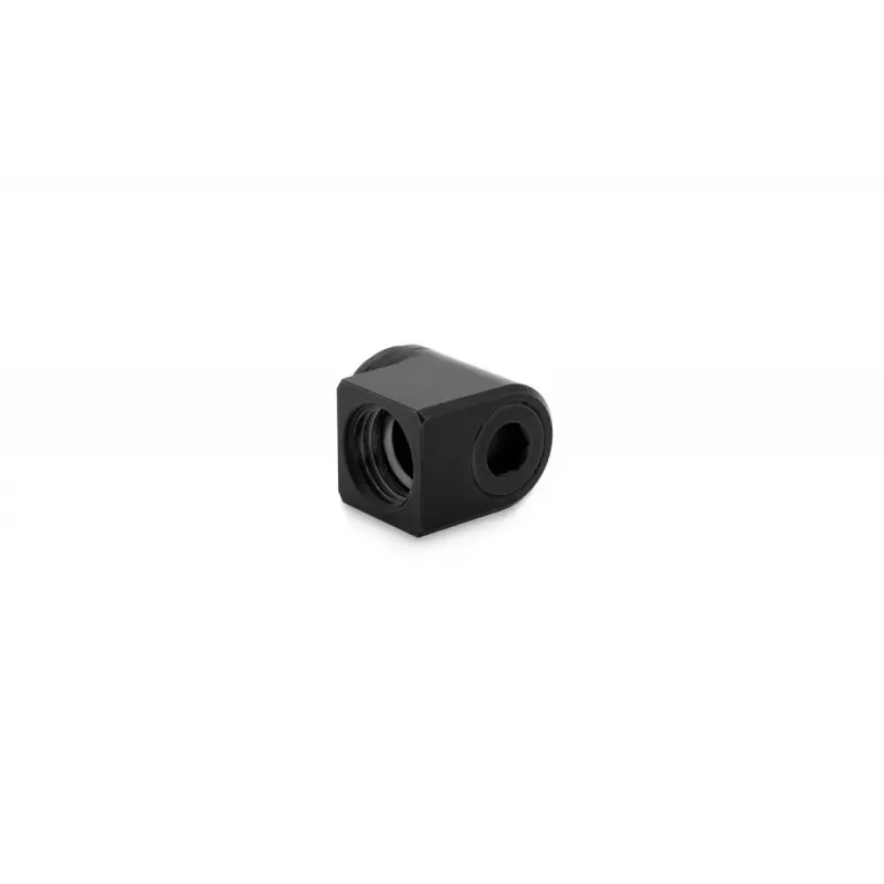 EK Water Blocks EK-Torque Micro 90° -sovitin, G1/4 ulkokierre – G1/4 sisäkierre, kääntyvä, musta