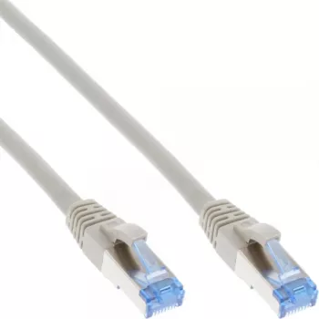 InLine verkkokaapeli S/FTP PiMF Cat.6A halogeeniton 500MHz harmaa 15m