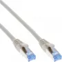 InLine verkkokaapeli S/FTP PiMF Cat.6A halogeeniton 500MHz harmaa 15m