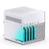 Jonsbo N2 Mini-ITX NAS-kotelo, kuutio, alumiini/teräs, valkoinen