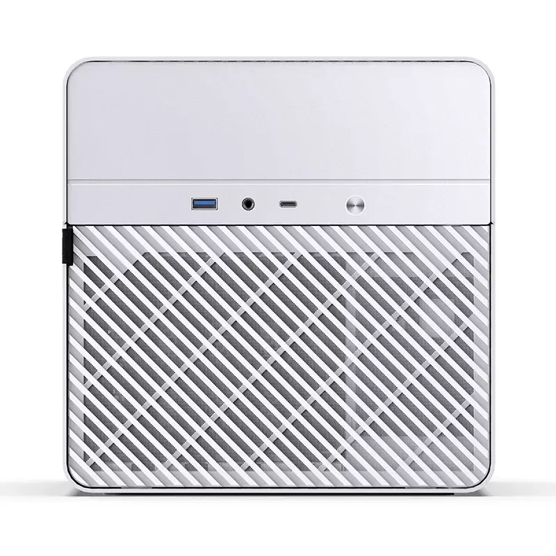 Jonsbo N2 Mini-ITX NAS-kotelo, kuutio, alumiini/teräs, valkoinen