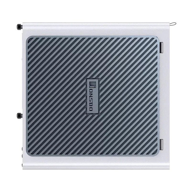 Jonsbo N2 Mini-ITX NAS-kotelo, kuutio, alumiini/teräs, valkoinen