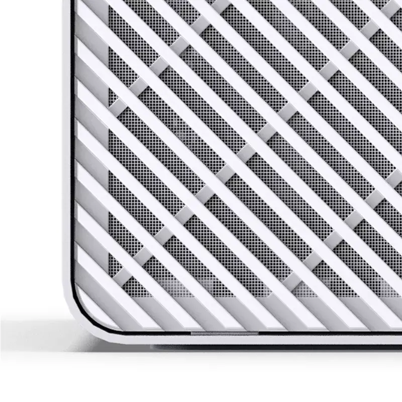 Jonsbo N2 Mini-ITX NAS-kotelo, kuutio, alumiini/teräs, valkoinen