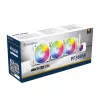 SilverStone SST-PF360W-ARGB-V2 Permafrost PF360-ARGB V2 AIO-nestejäähdytin, 360 mm, RGB-ohjaimella, valkoinen