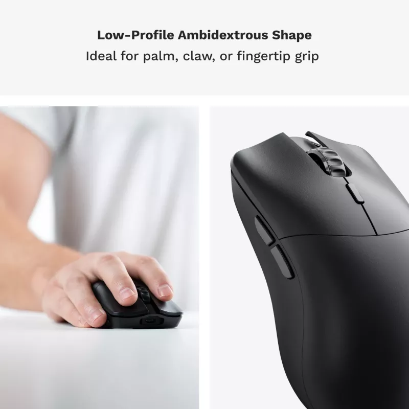 Glorious Gaming Glorious Model O 2 PRO Wireless - 1K Polling - musta