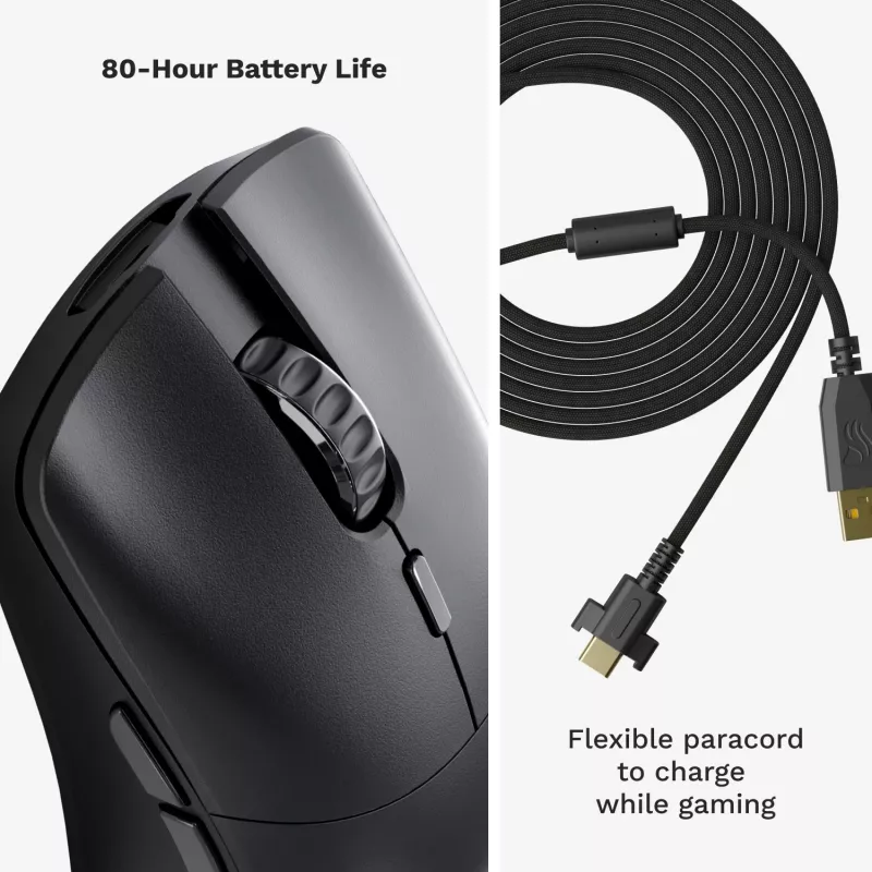 Glorious Gaming Glorious Model O 2 PRO Wireless - 1K Polling - musta