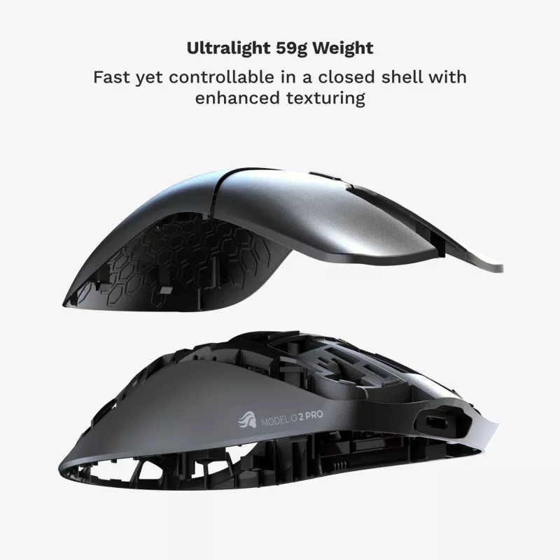 Glorious Gaming Glorious Model O 2 PRO Wireless - 1K Polling - musta