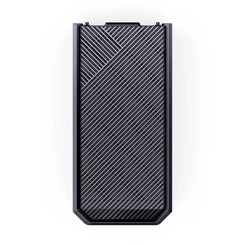 Tietokonekotelo Jonsbo D400 Midi Tower ATX karkaistu lasi – musta